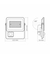 Luca spot 50W - LED, bevægelsessensor, neutral hvid, 230V, 4500lm, forbrug 50W