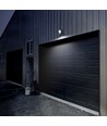 20W LED projektør med sensor - IP65, 5000K, sort, udendørs, bevægelsessensor