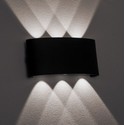 LED-POL 6W LED grå væglampe - IP54 udendørs, 230V, inkl. lyskilde