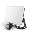50W LED projektør med sensor - 4750lm, IP65, 5000K, sort, udendørs, arbejdslampe