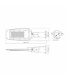 Leya 100W LED gadelampe - Neutral hvid, 230V