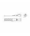 Sle18 LED gadebelysning 100W - IP65, 5000K, 220V, 230V, lysstyrke: 9000, forbrug: 100