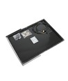 30W Solara LED projektør med solcelle - 3740lm, IP65, 5000K, 96Wh batteri, aluminium, udendørs