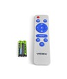 LED solcelle gadelampe - 4300 lumens, inkl. fjernbetjening