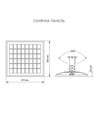 LED solcelle gadelampe - lysstyrke: 4300