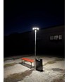 Led solcelle parklys - med bevægelsessensor