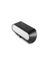 500lm Solcelle LED væglampe med sensor - IP54, 5000K, sort, bevægelsessensor, udendørs