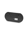 500lm Solcelle LED væglampe med sensor - IP54, 5000K, sort, bevægelsessensor, udendørs