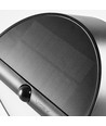 500lm solcelle væglampe med sensor - IP54, 5000K, sort, 220x220mm, bevægelsessensor
