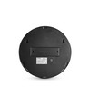 500lm solcelle væglampe med sensor - IP54, 5000K, sort, 220x220mm, bevægelsessensor