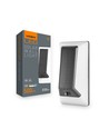 500lm Solara LED væglampe med sensor - IP54, 5000K, sort, solcelle, udendørs
