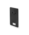 500lm Solara LED væglampe med sensor - IP54, 5000K, sort, solcelle, udendørs