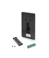 500lm Solara LED væglampe med sensor - IP54, 5000K, sort, solcelle, udendørs