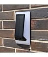 500lm Solara LED væglampe med sensor - IP54, 5000K, sort, solcelle, udendørs