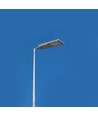 LED solcelle gadelampe - 2300 lumens, bevægelsessensor, IP65