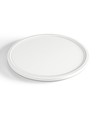 22W Ø29,3cm LED loftlampe med baglys - 2400lm, IP54, CCT skiftbar, hvid kant, inkl. lyskilde
