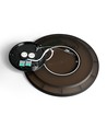 22W LED loft/væglampe med baglys - IP54, Sort, CCT justerbar, Ø29,3cm, 2400lm