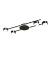 Loftspotlampe 4x30W GX53 - 230V, 830lm, 9W back light