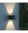 Eric armatur 6W - facade dobbelt-sidet, sort, spænding: 230V, lysstyrke: 580, forbrug: 6
