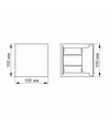 Eric armatur 6W - facade dobbelt-sidet, sort, spænding: 230V, lysstyrke: 580, forbrug: 6