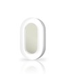 Oval sensor væglampe 11W - PIR sensor, 5000K, IP65, 825lm