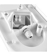 Oval sensor væglampe 11W - PIR sensor, 5000K, IP65, 825lm