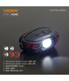 LED pandelygte genopladelig - 5000K, 330lm, IP67