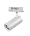 30W 3-faset RA92 Zoom justerbar skinnespot - 100lm/W, Justerbar spredning, Justerbar CCT, Hvid, Justerbar lysstyrke