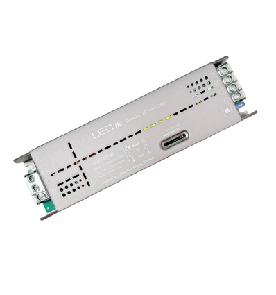 Slide dæmpbar 24V 400W strømforsyning - 24V DC, 16,3A
