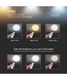 60W LED Designer loftslampe med stjernehimmel - 6000lm, dæmpbar, CCT, inkl. fjernbetjening, Ø56,5cm