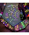 Infinity mirror light - RGBW, 9W, USB tilslutning, inkl. fjernbetjening