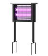 Solcelle insektlampe - Sort, IP65, 20W, dækker op til 120m2