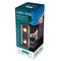 Restsalg: LED-POL sort væglampe - IP54 udendørs, 2xE27 fatning, uden lyskilde