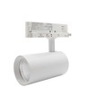 28W 3-faset RA90 CCT justerbar skinnespot - 110lm/w, Hvid, Justerbar CCT + lysstyrke, 3200lm, Flicker free