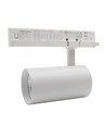 29W 3-faset Dæmpbar RA90 skinnespot - 140 lm/W, 38 grader, Hvid