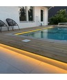 15m 7,5W/m Pool strip vandtæt - 24V DC, IP68, 120 LED pr. meter