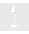 Opladelig LED mini bordlampe - Hvid, 24cm, touch dæmpbar, IP54