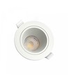Fiale Core Anti-Glare GU10 indbygningsspot - Rund, hvid, IP20, Hul: Ø7,5 cm, Mål: Ø9,5 cm, uden lyskilde