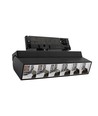 36W 3-faset RA92 justerbar LED lysskinne - Sort, 23,5 cm