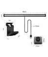 55cm Skærmlys CCT lampe - 5V USB, 7W, trådløs styring