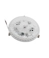 17cm / 18W RGBIC+CCT LED indsats med linser - Erstat G24, cirkelrør og kompaktrør