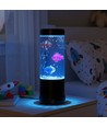 Fiskelampe RGB 30cm høj - Ø11 cm, perfekt til børn og barnlige sjæle