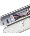 120cm 40W 0-10V armatur HiCRI, Gennemfortrådet - IP65, RA90, Flicker fri