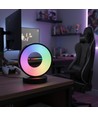 Cirkel RGBIC lampe - 18x15cm, Bluetooth, 5V USB