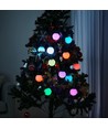 Ø8 cm RGB LED bold - Genopladelig, med fjernbetjening, IP66