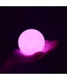 Ø12 cm RGB LED bold - Genopladelig, med fjernbetjening, IP66