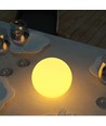 Ø20 cm RGB LED bold - Genopladelig, med fjernbetjening, IP66