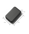Powerbank - 5000mah, sort, komplet med kabel