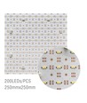 25x25 foldbar CCT LED ark RA95 - 15W, IP20, 24V