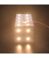 25x25 foldbar CCT LED ark RA95 - 15W, IP20, 24V